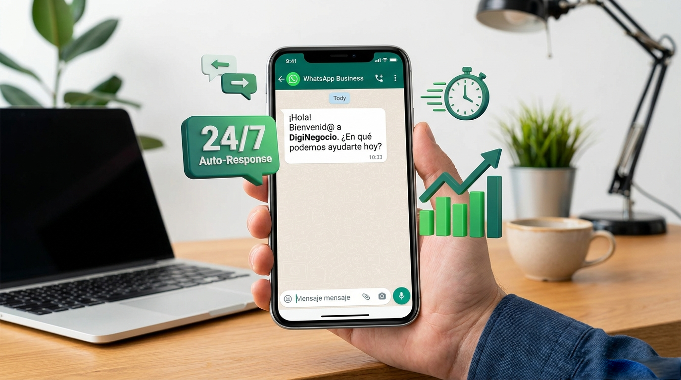 Configuración de mensaje de bienvenida automático en WhatsApp Business para empresas